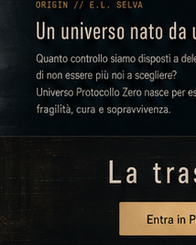 Paesaggio dell'Universo Protocollo Zero